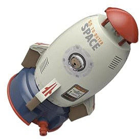KTUXZCI Rocket Sprinkler Playset Outdoor Water Toy Kids Aged 3 4 5 6 7 8 Family Gatherings Place Rocket Onto Base Kids Sprinkler Launcher Outdoor Water Toys