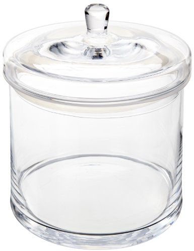 Leonardo Dose Top, 2,8 l, Höhe 20 cm, Durchmesser 18 cm, handgefertigtes Klarglas, 031305