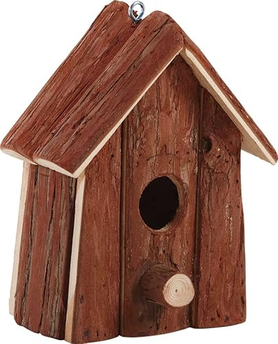 AUBRY GASPARD Caja Nido Corteza Madera H20 cm