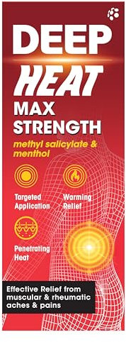 Deep Heat Maximum Strength, Pain Relief Cream for Muscular & Rheumatic Aches, Pain and Stiffness, 35 g (Pack of 1)