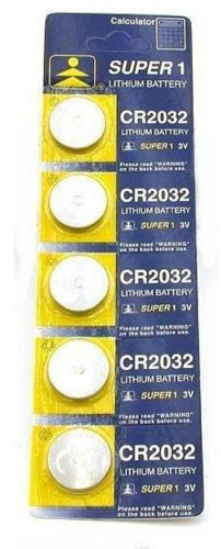 TIAN qui Pile bouton CR2032, batterie lithium, 3 V, Lot de 5