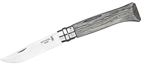 Opinel Unisex – Erwachsene No 08 Taschenmesser, Grau, 19,5cm, 254576