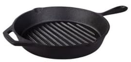Tramontina Griddle Pan 26cm (1.65l) Pre-Seasoned Cast Iron