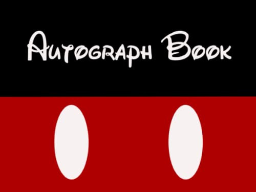 Autograph Book: Character Signature and Photo Memory Album for Kids for Theme Park Adventures Travel journal