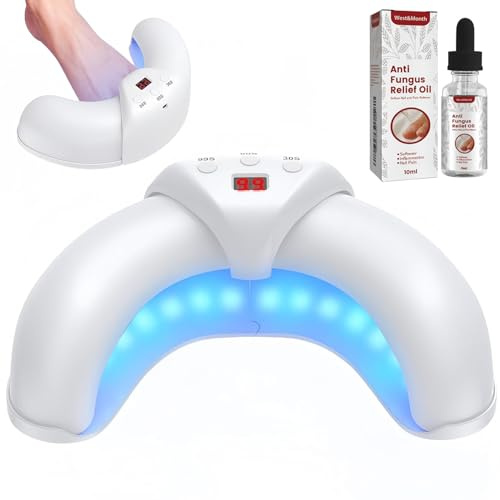 Nagelpilz Laser Gerät,Hocheffizientes Nagelpilz Kaltlasertherapie | Tragbares Pure Nail Laser, Nail Care,Geeignet für Verfärbte und Verdickte Zehennägel