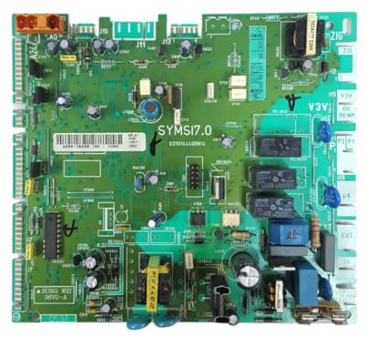 OPENCLIMA - Placa Electrónica Original para Caldera 0310144400N14 V2-3 Relés Disposición Inferior con Electrónica Control Adicional - Pieza Repuesto Reacondicionada - Garantía 1 Año