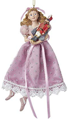 Clara Holding Nutcracker Christmas Ornament Nutcracker Suite Ballet Decoration