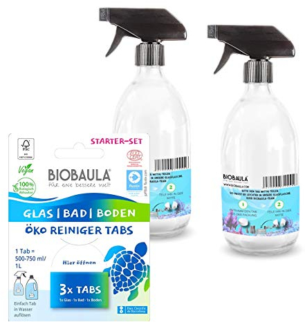 Biobaula Starter Set mit 2x Glassflasche 500ml
