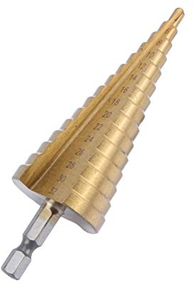 Stufenbohrer Blech Hohe Qualität 1 Stück Sechskant Titan Stufenkegelbohrer 4-32 mm HSS 4241