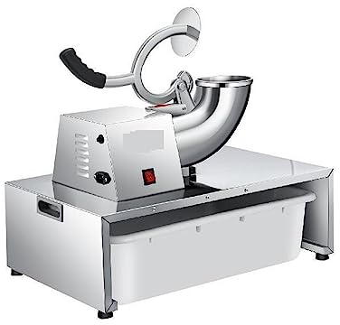 KOZWAY Afeitadora de Hielo en Cubos eléctrica, máquina granizadora de 226Kg/H, picadora de Cono de Nieve Comercial, trituradora de aguanieve for el hogar, licuadora, Fabricante de Escamas