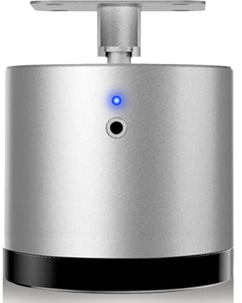 Ombiance - Difusor de Aromas y Aceites Esenciales OmHome | Aromaterapia en Casa | Ideal para Relajación y Bienestar | Diseño Elegante, Compacto (300m³, Gris)