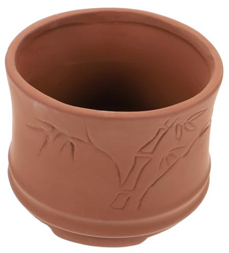 Housoutil Maceta De Terracota Hecha Mano Jardín Retro De Contenedor De Plantas para Exteriores para Suculentas y Plantas Pequeñas