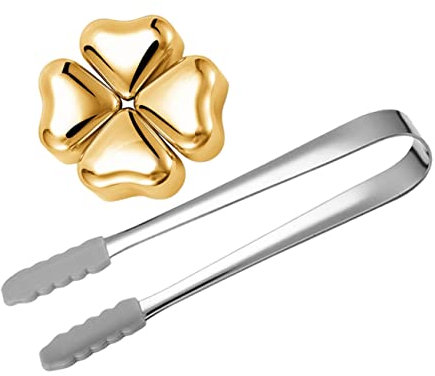 Cabilock Teiliges Edelstahl Whisky Herzform Wiederverwendbare Rostfreie Kühlsteine Mit Silikon-eiszange Ohne Verwässerung Dekorativ Geschenk Für Geburtstag Valentinstag Vatertag
