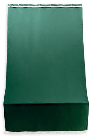 Tenda da Sole per Esterno Verde con Anelli h 300x140 cm - Tende da Sole per Esterni Rimovibili in Poliestere - Tendone Balcone Esterno Parasole per Giardino e Gazebo