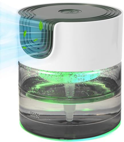 Oxyvana Water Air Purifiers for Home, Quiet Variable Speed Water Based Air Purifier with 7 Color Night Light, Air Washer Humidifier for Home, Bedroom, Office, Pet Odors