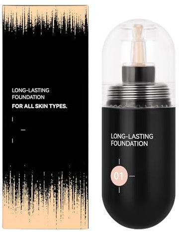 Fondotinta Liquido Coprenza Totale - 30ml Fondotinta Effetto Opaco | Base Trucco Idratante a Lunga Durata Controllo Lucido per Donne e Ragazze Ogni Tipo di Pelle