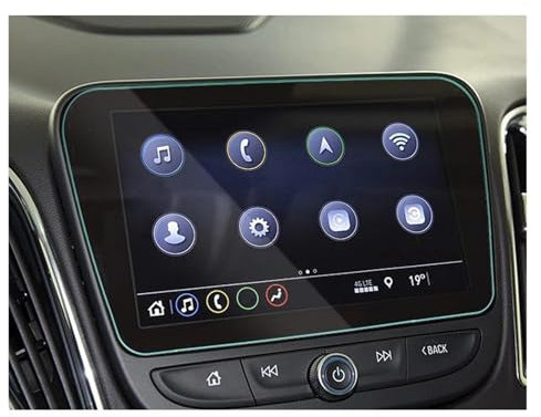 Auto Navigation Schutzfolie Für Chevrolet Für Equinox 2016-2019 2020 2021 7 Zoll 8 Zoll Auto Navigation Screen Protector Gehärtetem Glas Screen Schutz Film GPS Transparent Navi Folie Zubehör(8inch)