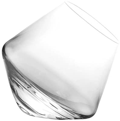 Mikikit Bicchiere Tumbler Vetro per Whisky Rum e Cocktail Design Degustazioni e Speciali