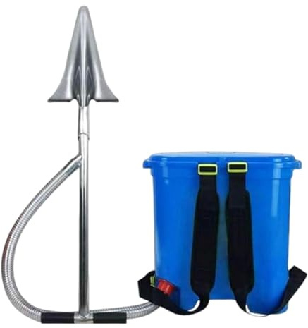 FytStycale Esparcidor de Fertilizante Manual con Mochila Y Pala Duradera para Aplicación en Hileras O Plantas Individuales