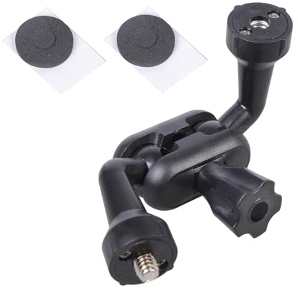 Supporto di montaggio girevole per treppiedi microfoni Action Camera da 12 cm Supporto per microfoni Asta di estensione per microfono