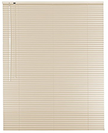 Original Easy-Shadow Aluminium Jalousie Jalousette Breite 110 x 200 cm Höhe in Farbe creme - Bedienseite links - Fensterjalousie Jalousien Alu-Jalousien Alu-Jalousetten Fenster Rollo Lamellenbreite 25 mm Lamellen / Maßanfertigung