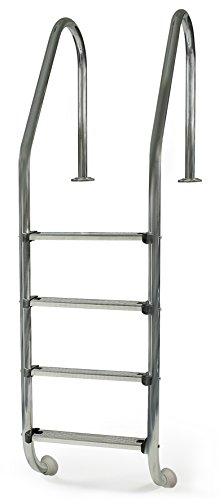 Gre 40272 - Scala Standard Acciaio Inox 4 gradini per Piscina interrata