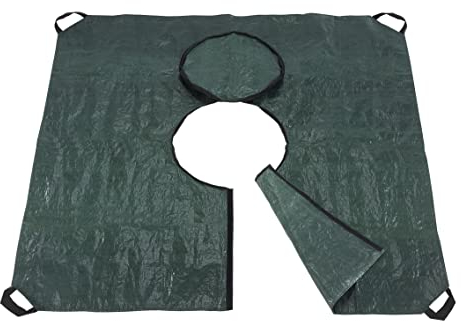 Maximex Multi-Plane Profi, für den Garten, einfach um Pflanze, Baum oder Topf legen, mit Klettband und Reißverschluss, einfache Entsorgung mit Tragegriffen, 145 x 145 cm