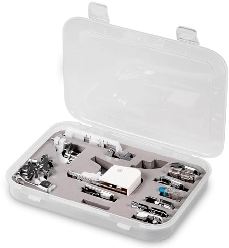 Nähmaschinen Zubehör Nähfüße, Rollsaumfuss Für Nähmaschine, 15 Stück Multifunktions Nähfuß Rostfreie Stähle Set Für W6, Brother, Singer, Privileg, Janome, Husqvarna Und Mehr