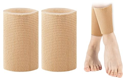 NQEUEPN Knöchelschutz, Knöchelpolster Knöchel Gel Pads Knöchelschutz für Stiefel Knöchel Gel Ärmel Eislaufschutz für Fuß Skaten Reiten Skaten Schienen Zahnspangen