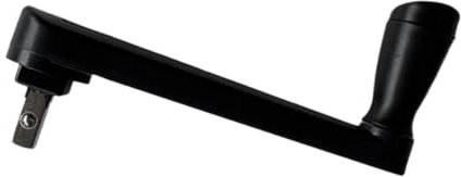 Milageto Ombrello da Patio Manovella Maniglia Gruppo Braccio Giardino Cortile Spiaggia Maniglia Staccabile Accessori per Ombrello Parti dell'ombrello, Nero