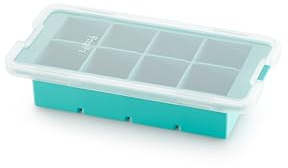 Lékué Bandeja de Silicona para cubitos de hielo XL Cuadrada