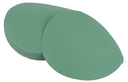 HEROFFIX 25 Pz Dischi Abrasivi per Legno per Auto Carta Vetrata a Gancio e Anello 6 Pollici 100 Grana Alluminio Verde