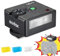 Godox IM30 Mini Flash De Bolsillo Manual Speedlite,S1/S2 Portable Flash De Zapata con Control óptico 7 Niveles De Potencia 6500K±200K Temperatura De Color para Sony,Canon,Nikon(con difusor Tricolor)