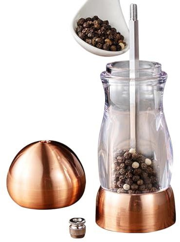 Hand Twist Mill - Manuale Mill Regolabile, Uso Crusher | Strumento Di Condimento Inossidabile, Compagno Da Cucina Da Tavolo, Macinino Per Semi Di Finocchio, Accessorio Da Cucina Compatto