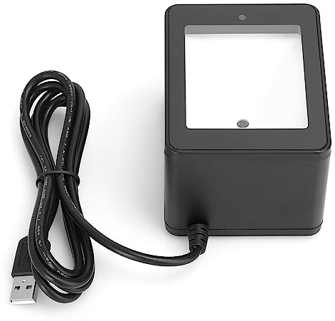 Dioche Desktop Streckkodsläsare YHD-9800-360° Multiriktningsskanning, CMOS-teknik för Snabbköp och Mobilbetalning, Snabb Avkodningshastighet (YHD-9800)
