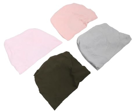 HAMPPLIES 4 Pezzi Coprifasciatoio Riutilizzabile in Cotone Morbido e Traspirante Set 4 Copertura per Fasciatoio di 2 Dimensioni per Cambio Pannolini