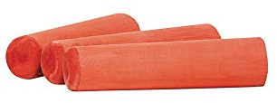 Dixon Industrial Railroad Crayon Chalk with Tapered 4 x 1 Sticks, 72-Pack, Red (88811)