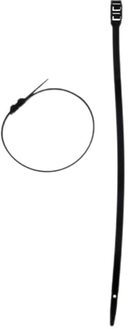Zenitech - Pack de 50 Bridas de Cablado 9x260mm - Nylon - Fijación Fiable para Cables/Fundas/Tubos IRL, Instalación Rápida, Ergonómica - Trabajos Eléctricos Diversos - Negro