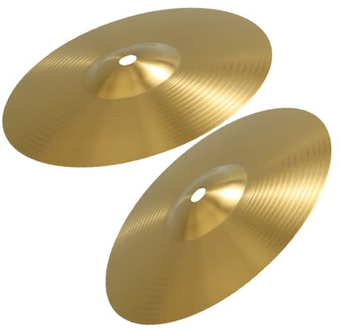 Supvox 2stücke Teiliges Drum Set Becken Splash Cymbals Kit Jazz Percussion Zubehör Langlebig Klarer Klang Für Schlagzeuger Und Übung