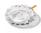 Cendrier en Verre de Cristal pour Cigarettes, Cigares - Décoration de Table pour la Maison, le Bureau (Transparent, 10,2 cm)