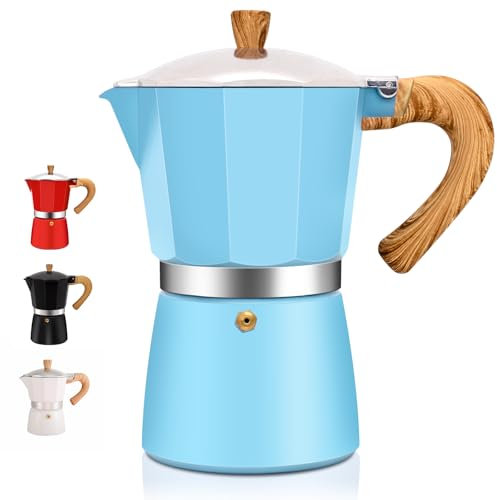 DITOSH 12 Cup Aluminum Espresso Stovetop Moka Pot Express Coffee Maker Percolator Italian Classic Mocha Coffee Machine for Italian and Cuban Cafe Brewing for Home & Camping 600ml 20oz