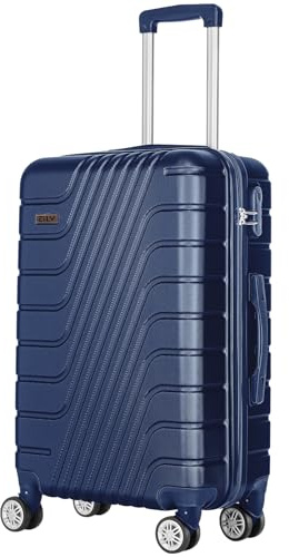 ARTREE Maletas de Viaje Medianas,Maleta de ABS 66x45x28cm,Trolley Rígido Ligero Maletas de Viaje con 4 Ruedas Dobles Giratorias 360º y Candado TSA,Maleta de Viaje Rígidaa Giratoria