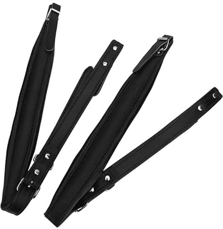 Akkordeongurte | -Schultergurt | Verstellbarer Gürtel Für Musikinstrumente Aus Kunstleder Für 16–120 Bässe | Breiter Wasserdichter Riemen Für Komfortables Spielen – Schutz Von Musikinstrument