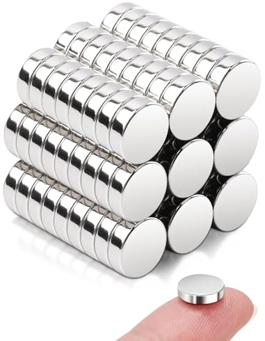 Miangsy 80 Stück 8x3mm Magnete Stark, für Magnettafel, Kühlschrank, DIY