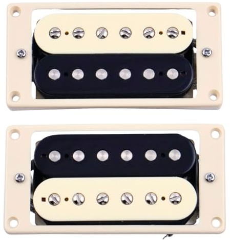 Gib Alnico 2 Humbuckers '57 Classic and '57 Plus Zebra Classic Plus Braided Wire Set PAF Pickups 50/50mm Bridge/Neck Fit Gibson LP LES PUAL Guitar