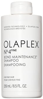Olaplex Nº. 4 FINE Bond Maintenance Shampoo: Volumize & Strengthen | Gently Cleanse & Non Stripping | For Coily, Curly, Straight, and Wavy, 250 mL / 8.5 Fl. Oz.