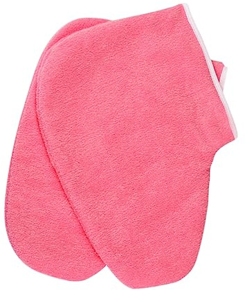 PartyKindom Set Accessori Trattamento Cera di Paraffina Guanti e Fodere per Piedi in Cotone, Mantengono Calore della Cera, Kit Spa