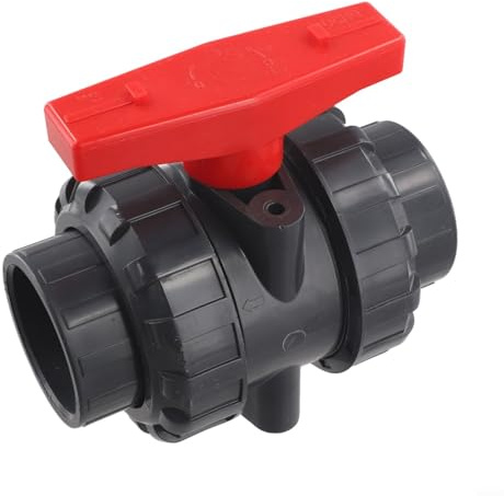 2 Zoll PVC Kugelhahn mit robuster Konstruktion für mühelose Durchflusskontrolle in Aquarien und Bewässerungsinstallationen