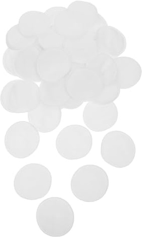 TOGEVAL 100 piezas Discos de Algodón Exfoliantes Dobles Unidades Almohadillas Gruesas y Absorbentes para Desmaquillar y Limpiar Rostro Suaves y Reutilizables Color Uso Facial
