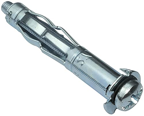 AERZETIX - C49950 - Satz von 25 - Spreizdübel - hohlraumdübel - Ø12x65mm - für hohlkörper gipsplatte - mit schraube M6x72mm - für trockenbau befestigun